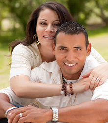 photo of smiling mother and daughter